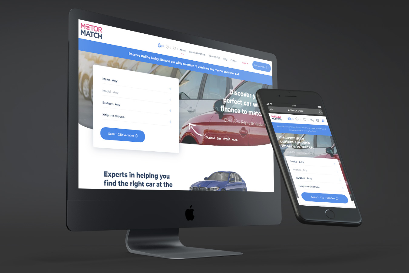 Motor Match website